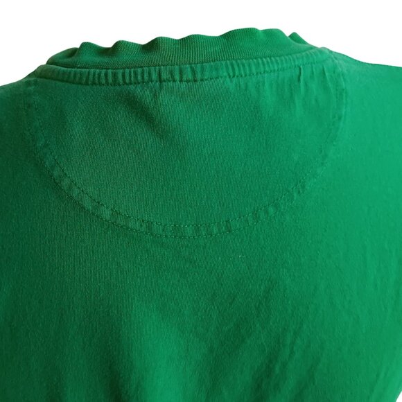 Vintage Men's T-shirt Small Y2K 00 Green Starter Baseball Pitcher Logo Graphic - Picture 7 of 11